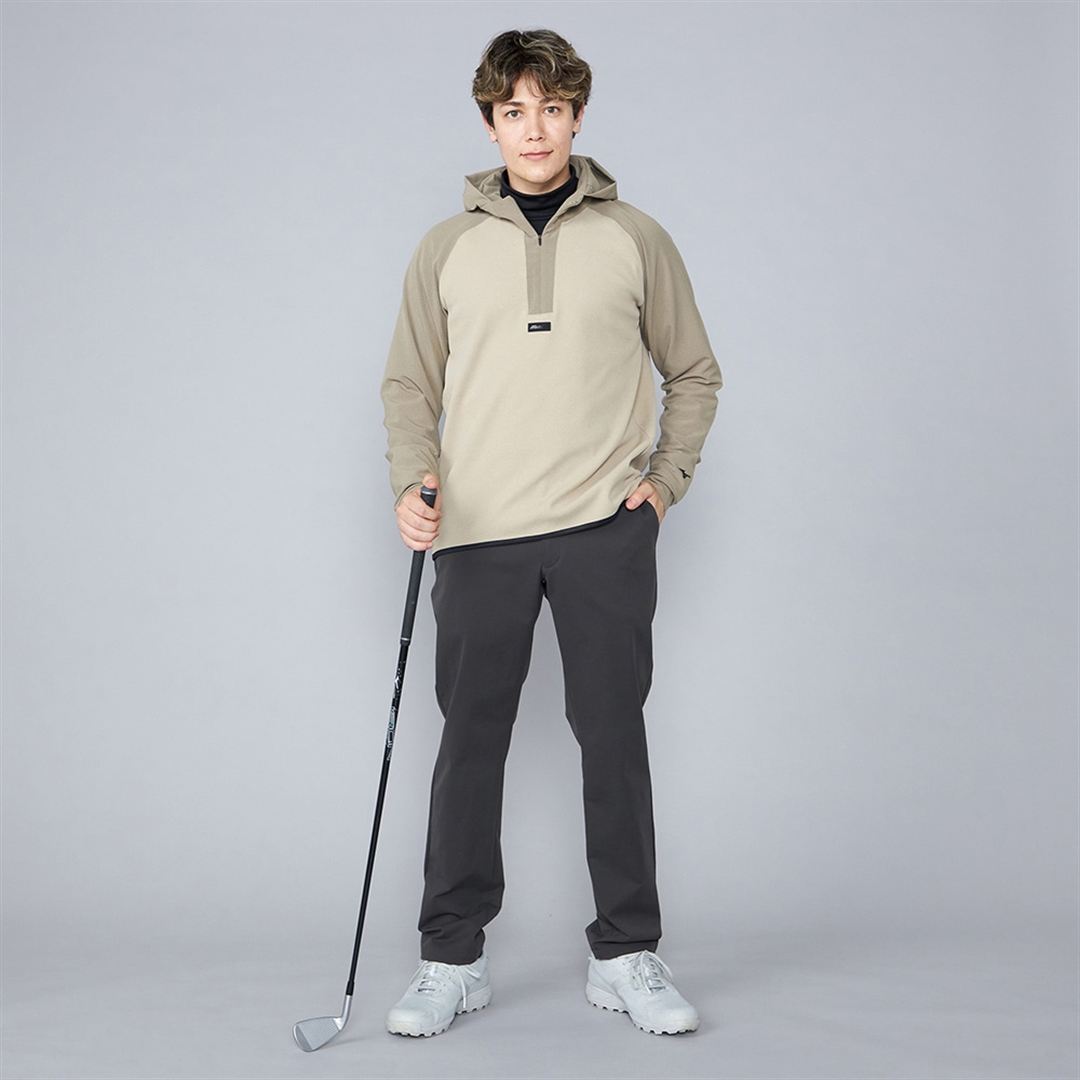 MIZUNO ソフトタッチストレッチパンツ チャコールグレー XL