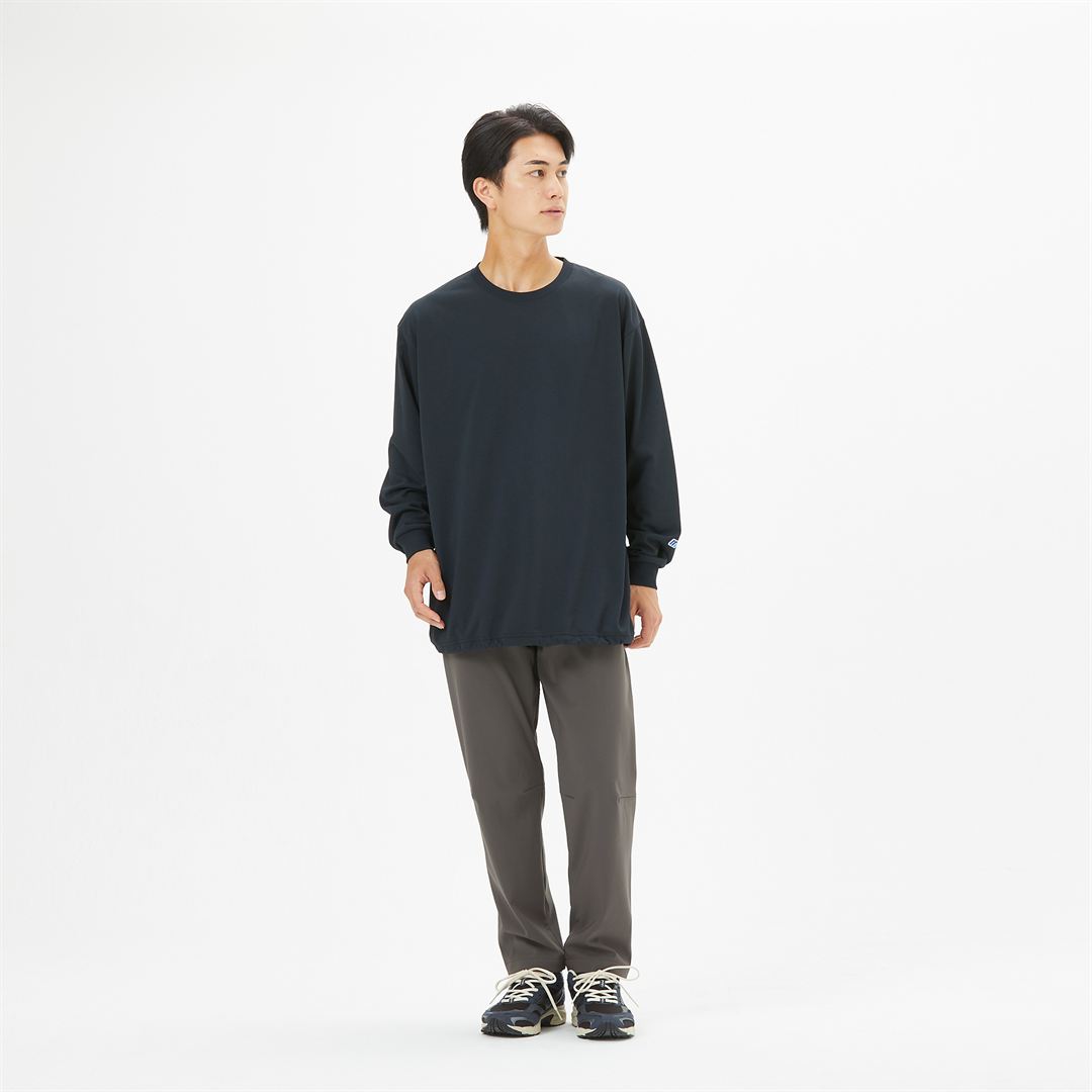 【ミズノ直営限定】モノグラムM ドロストシャツ ブラック S