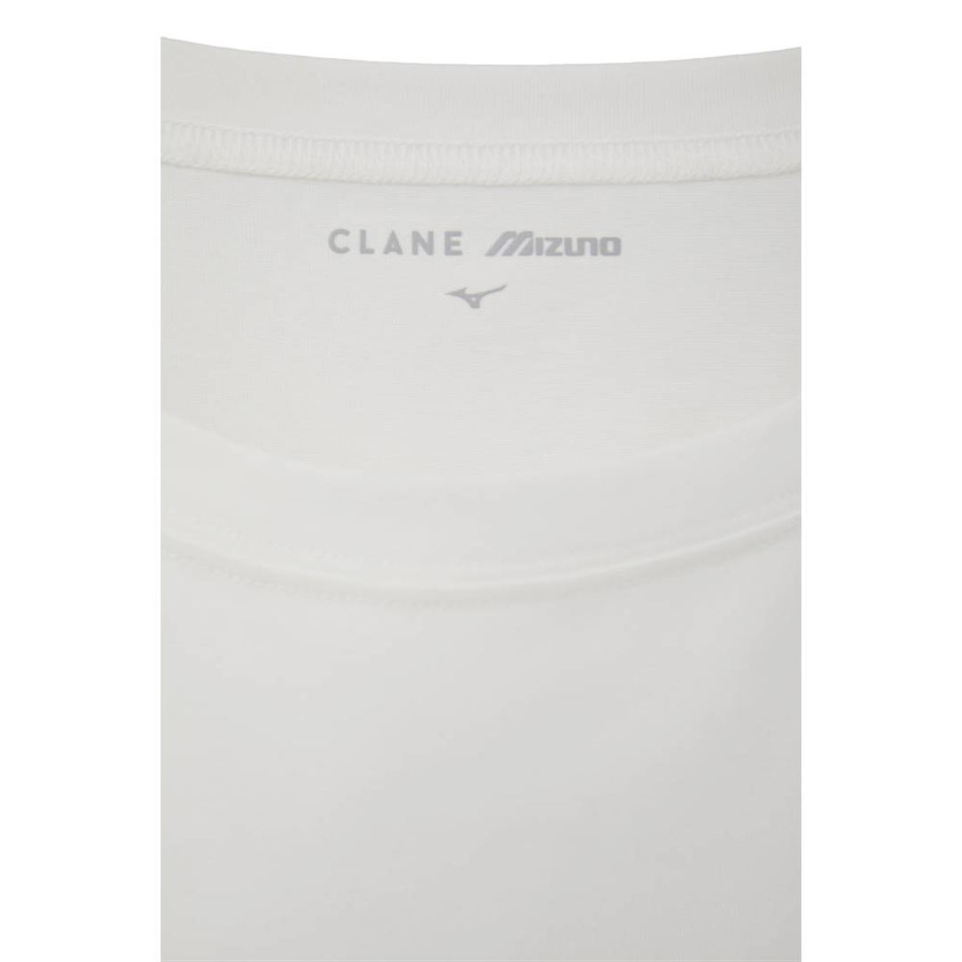 【CLANE】QUICK DRY COTTON LOGO T-SHIRT ホワイト 1