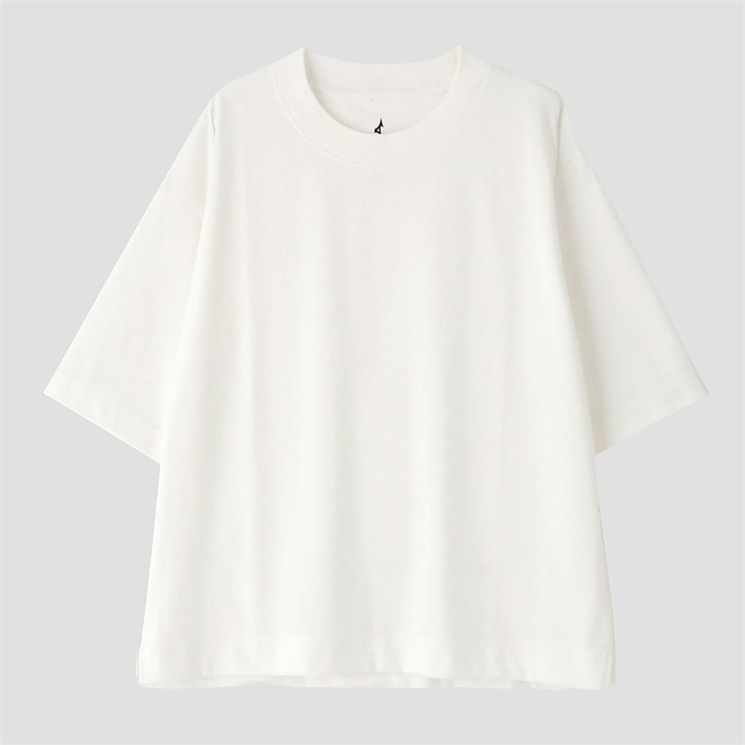 【MARGARET HOWELL】コットンポリエステルワイドTシャツ ホワイト 2
