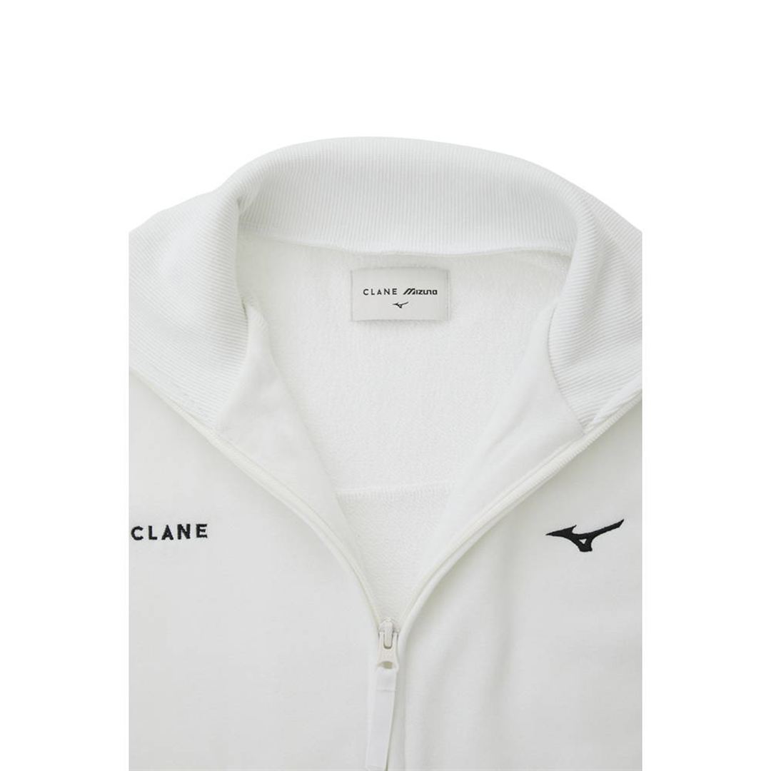 【CLANE】POLYSPAN HALF ZIP SWEATSHIRT ホワイト 1