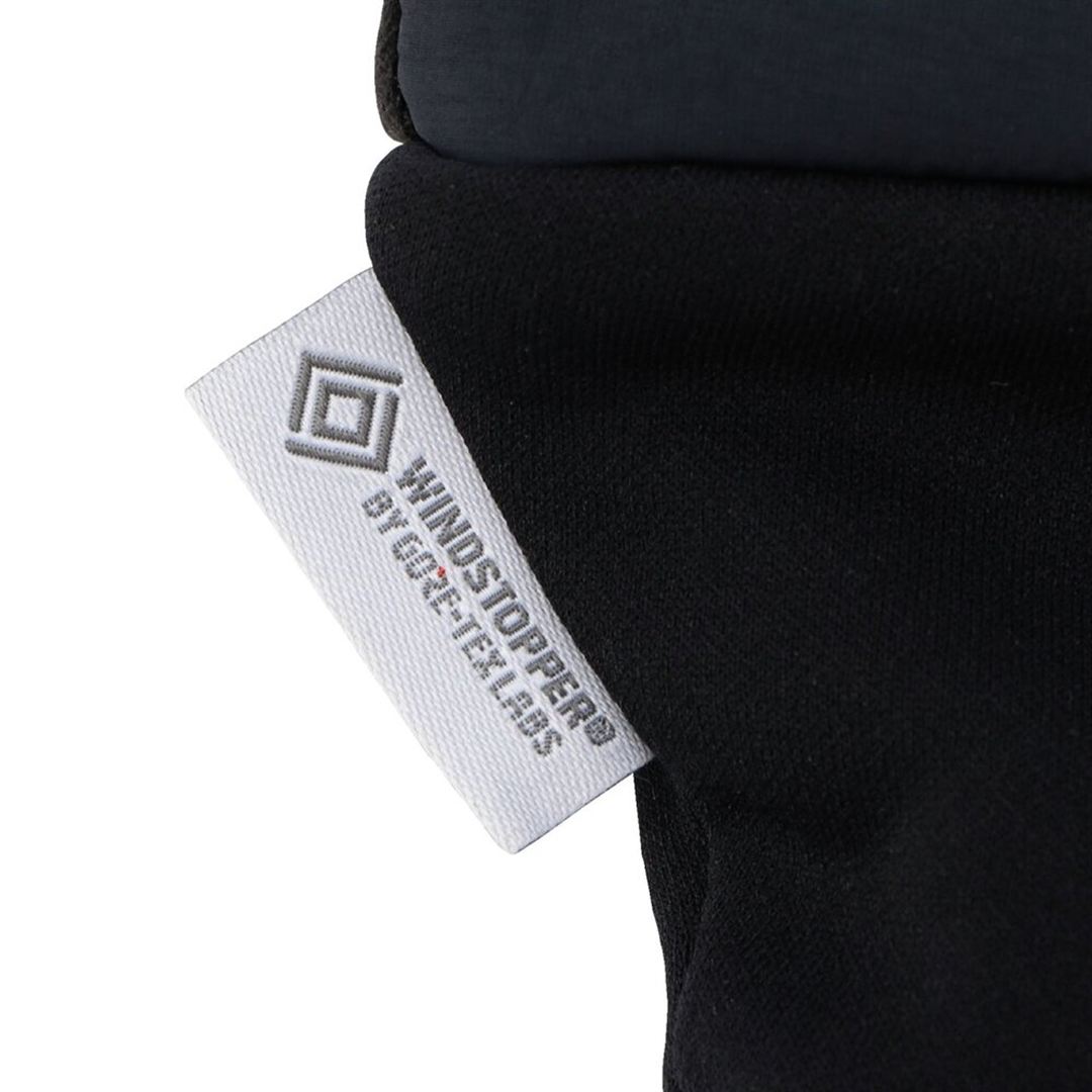 【IL BISONTE／吸湿発熱】WINDSTOPPER プロダクト フィンガーパデットミトン ウルフベージュ S-M