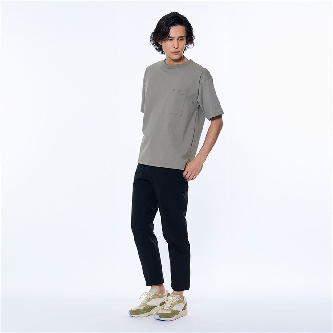 スパンポリポケットTシャツ カーキ XS
