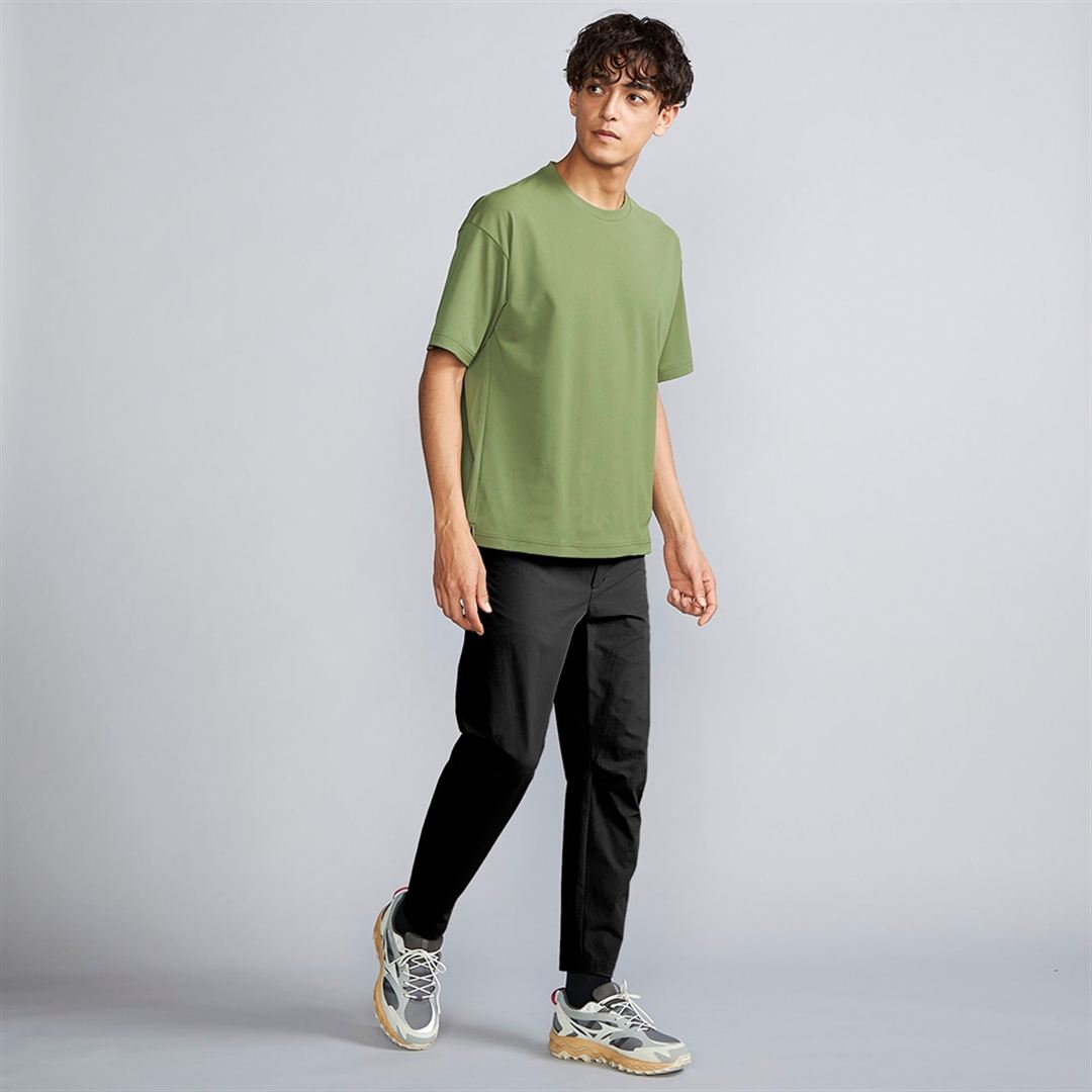 【ミズノ直営限定】アンチスウェット Tシャツ カーキ M