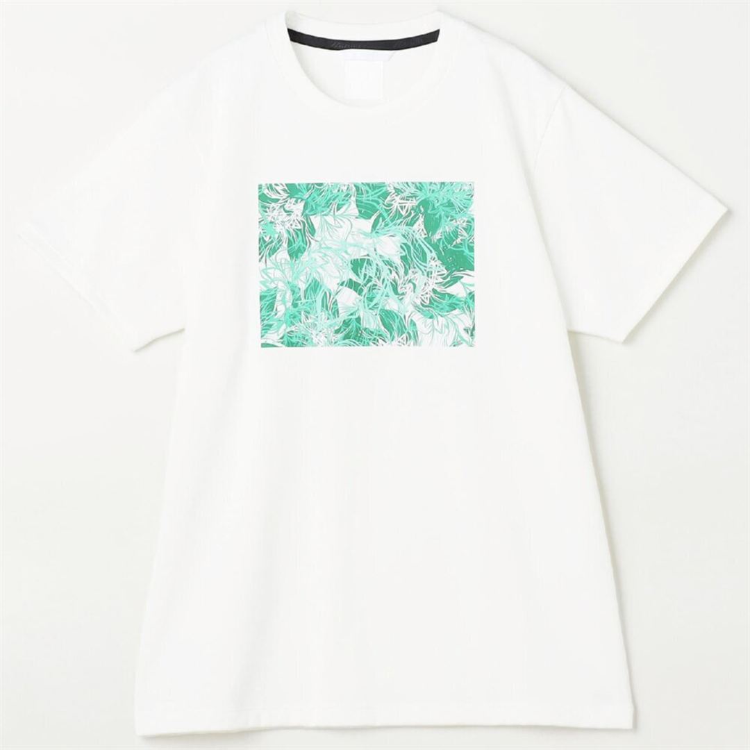 リサイクルポリエステル グラフィックTシャツ マシュマロホワイト S