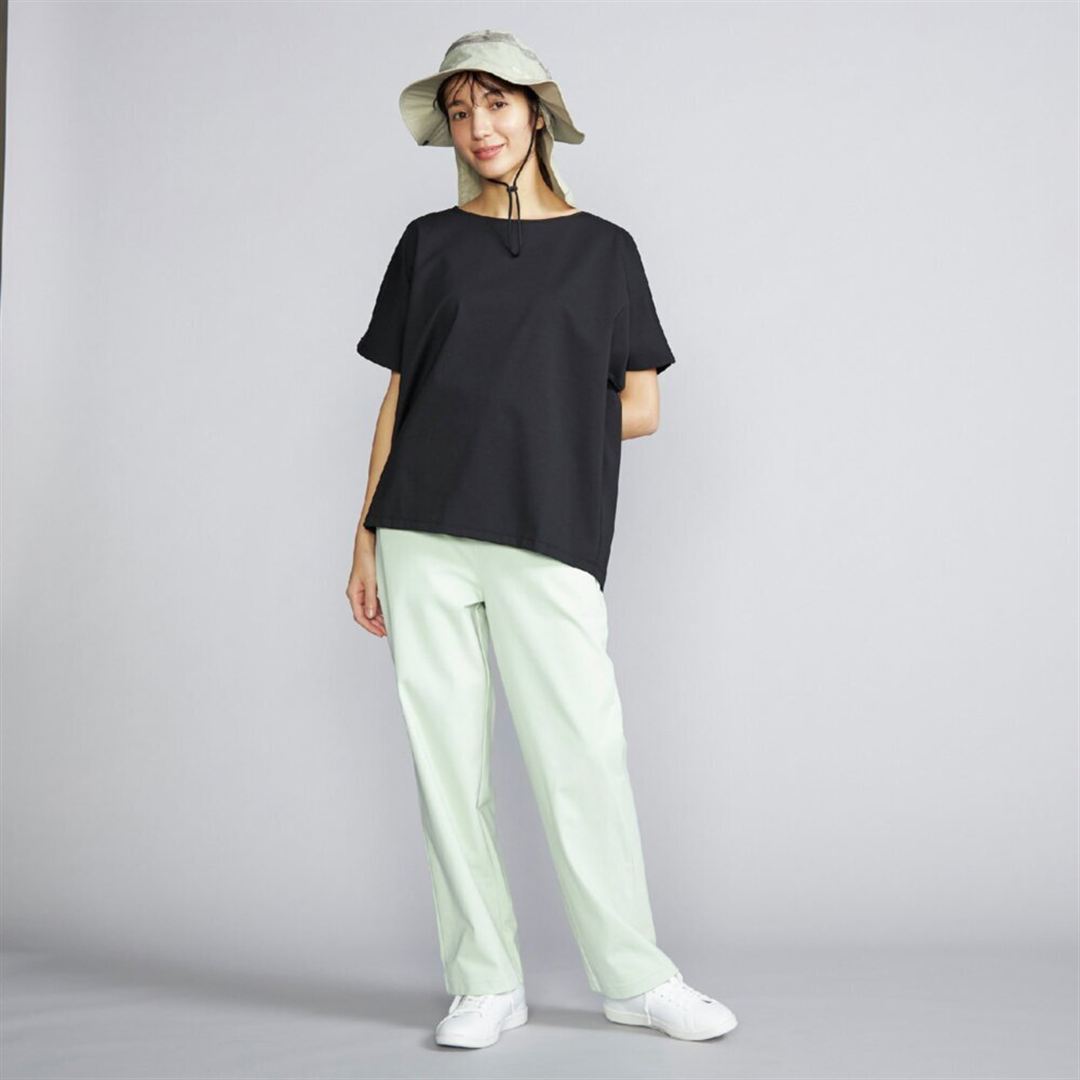 UVカットポンチTシャツ ブラック S