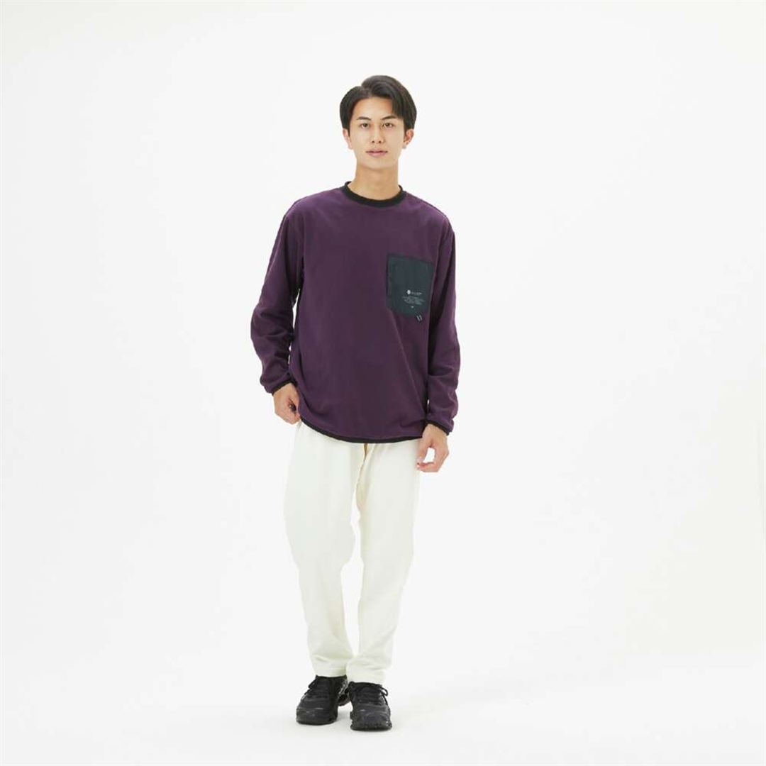 POLARTECクルーネックシャツ ミッドナイトプラム XL