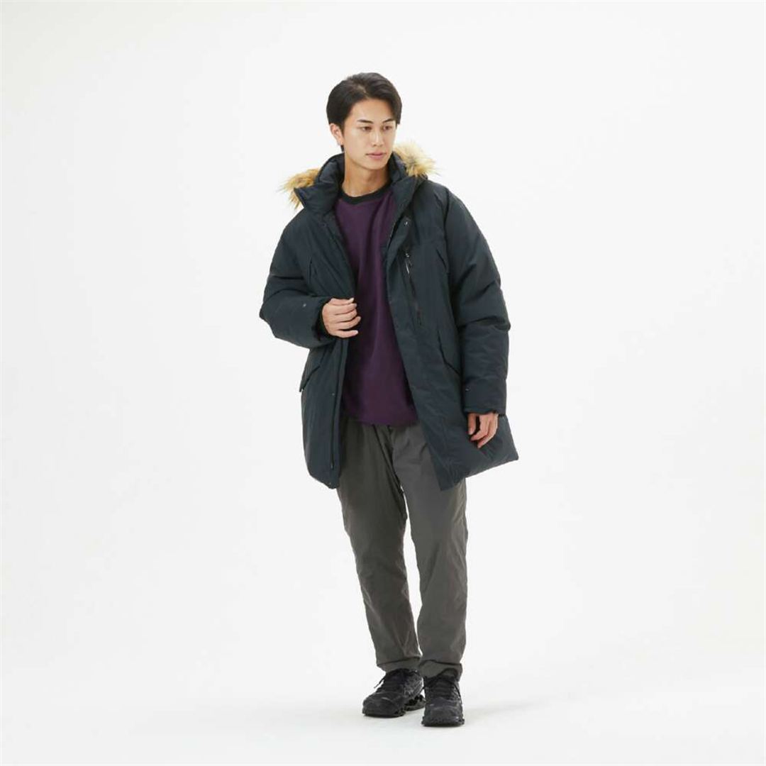 【吸湿発熱】WINDSTOPPER イエローナイフダウンジャケット ブラック M