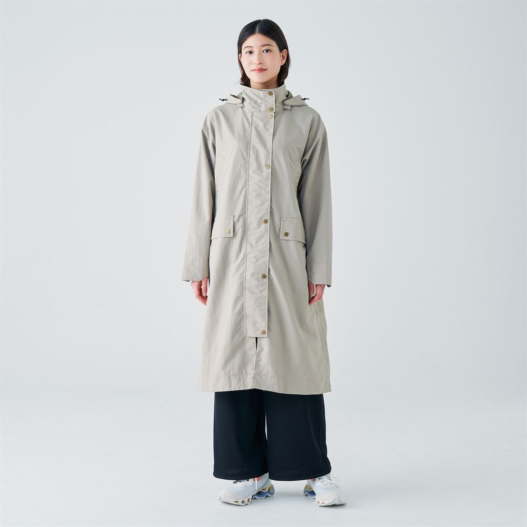 【ミズノ直営限定】ウォーターリパレントコート モカベージュ S