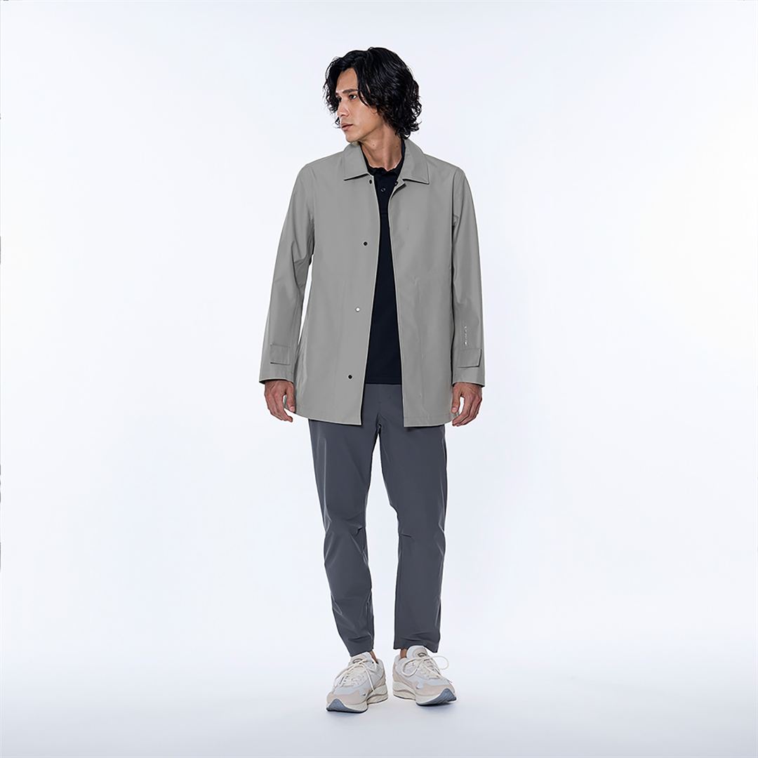 GORE-TEX 3Lステンカラーハーフコート(ゴアテックス／防水) スプレイベージュ XL