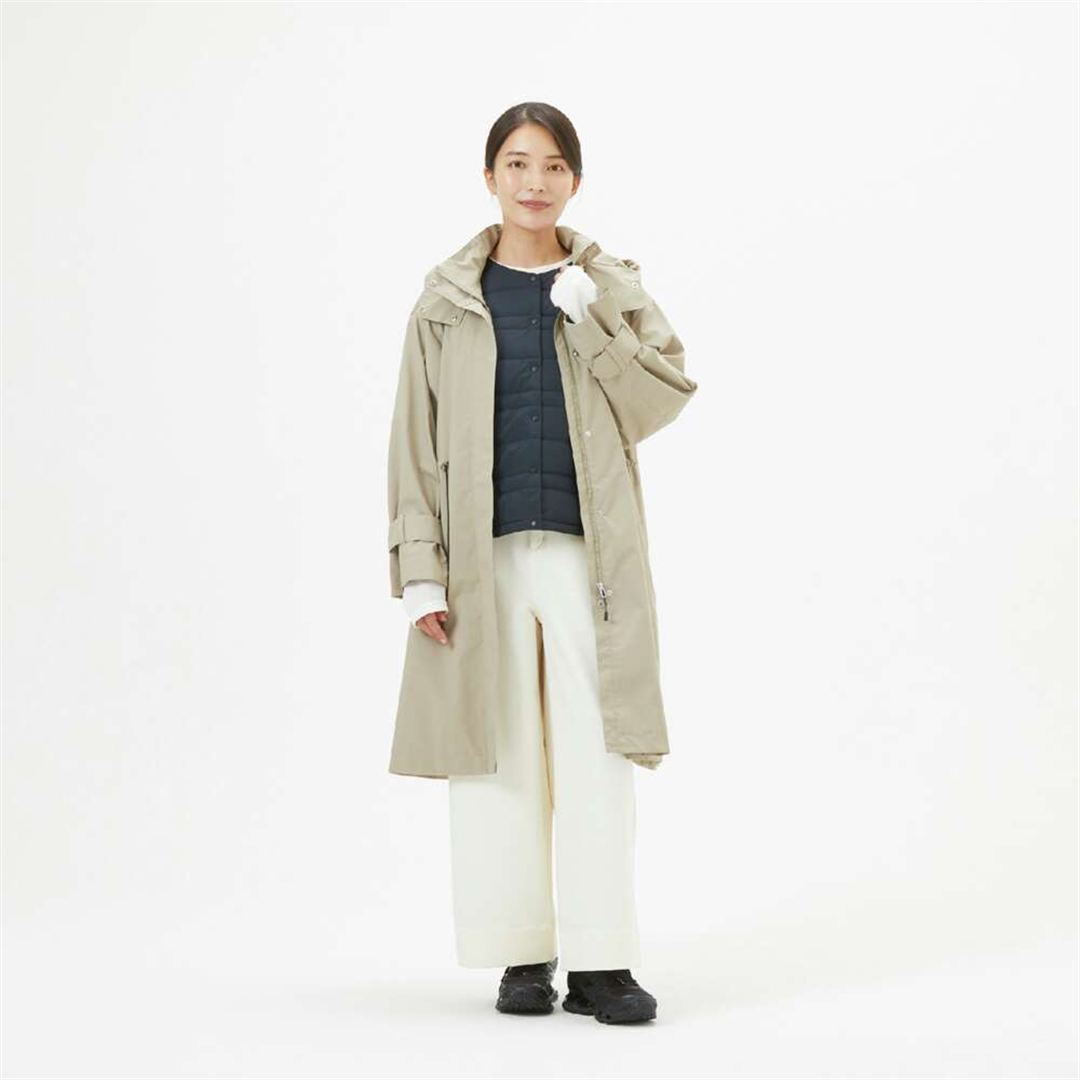 【ミズノ直営限定】GORE-TEX WINDSTOPPER コート モカベージュ M