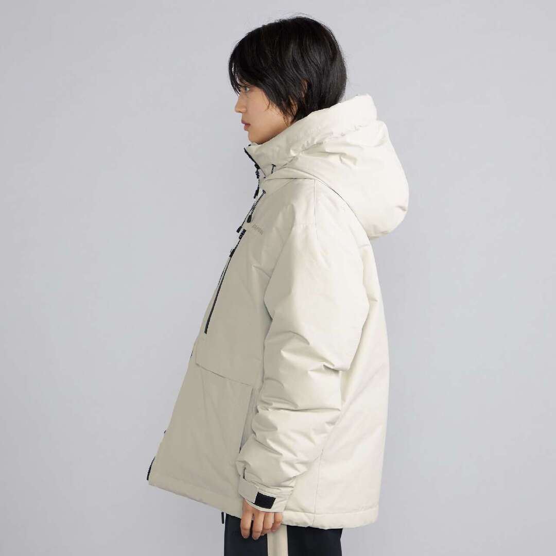 【吸湿発熱】WINDSTOPPER ダウラギリライトダウンジャケット ライトベージュ XL