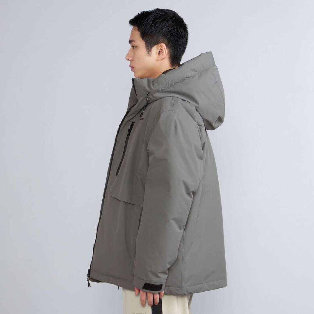 【吸湿発熱】WINDSTOPPER ダウラギリライトダウンジャケット ピューターグレー XL