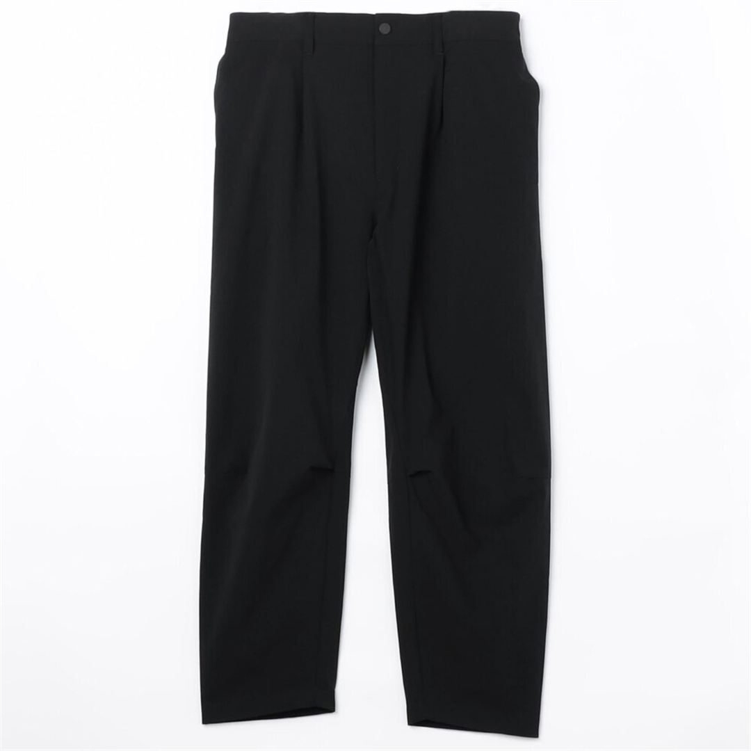 MIZUNO BUDDYストレッチ撥水ワイドテーパードパンツ ブラック S