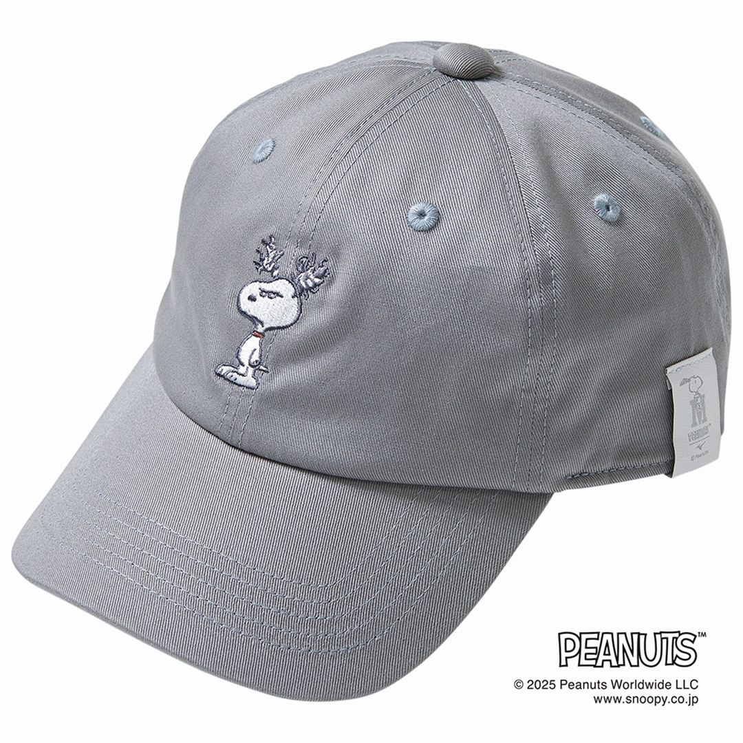 【PEANUTS】キャップ グレー
