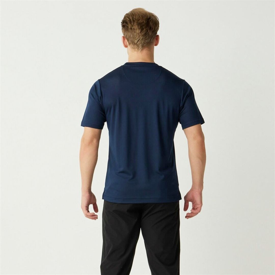 【ミズノ直営限定／接触冷感】アイスタッチTシャツ ネイビー XL