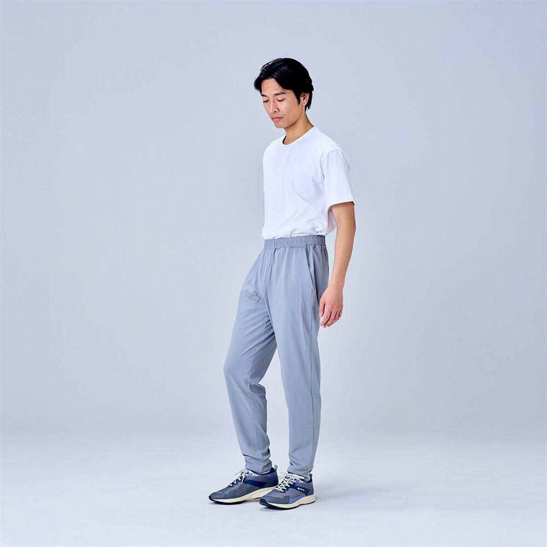 ハイストレッチ ジョガーパンツ グレー XL
