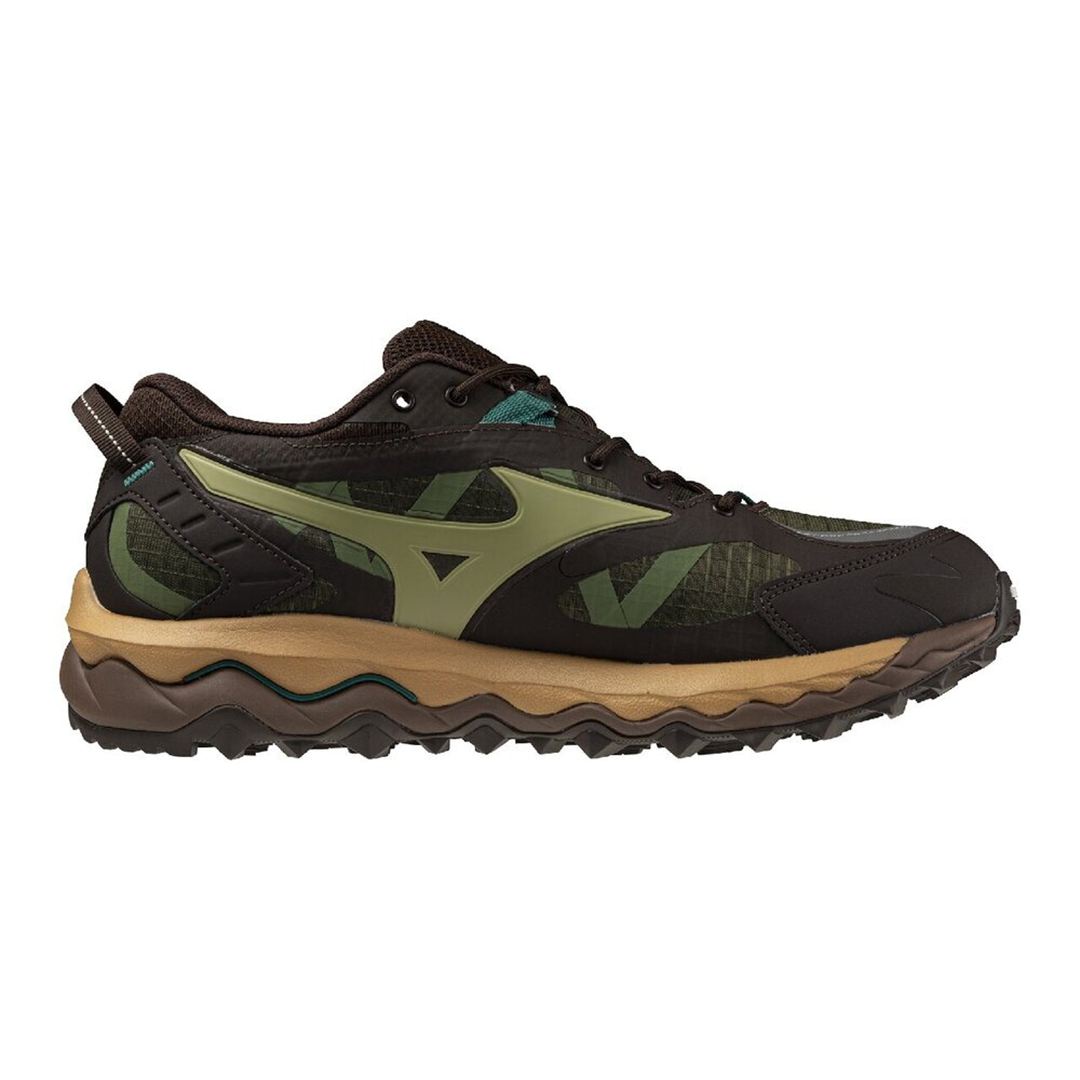 【ミズノ直営限定】WAVE MUJIN TL GTX(ゴアテックス／防水) カーキ×ブラウン 30.0