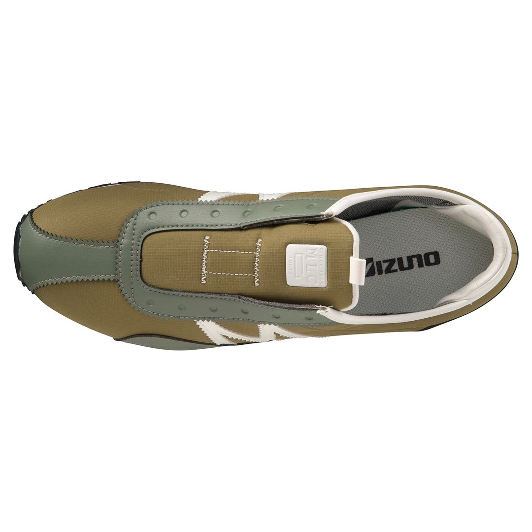 MLC-00 SLIP-ON WP(防水) オリーブ×ホワイト 22.5