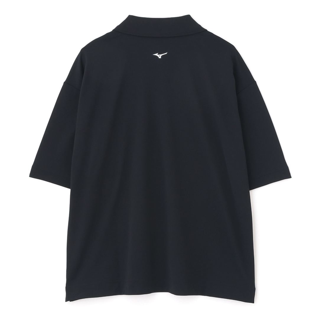 【MARGARET HOWELL】アンチスウェットリブカラーシャツ DK.ネイビー M