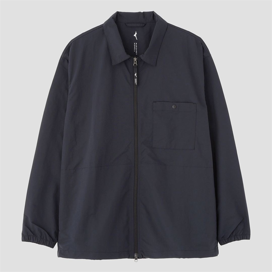 【MARGARET HOWELL】タスランナイロンシャツ DK.ネイビー M
