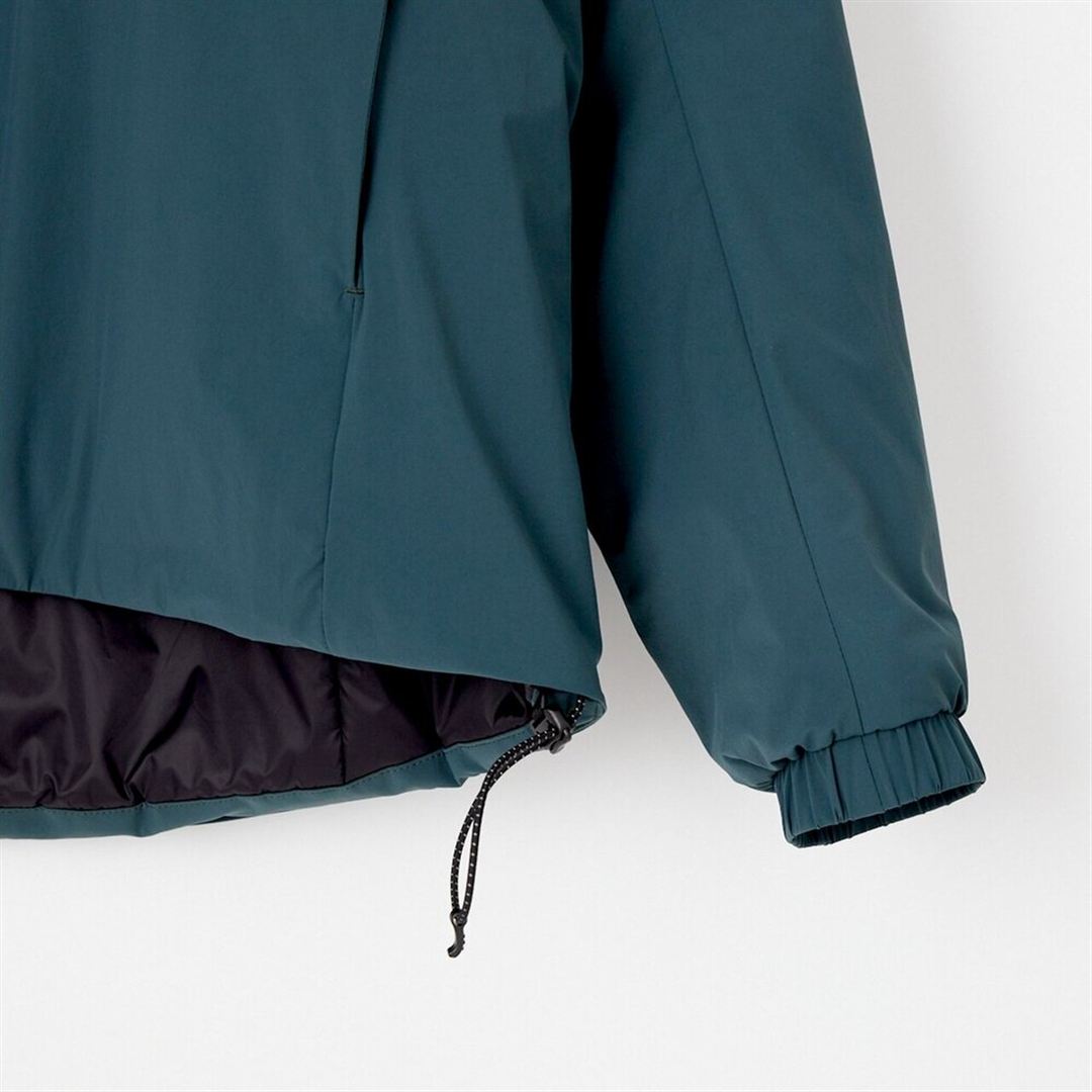 【JEANS FACTORY／吸湿発熱】ブレスサーモパファージャケット フォレストグリーン XL