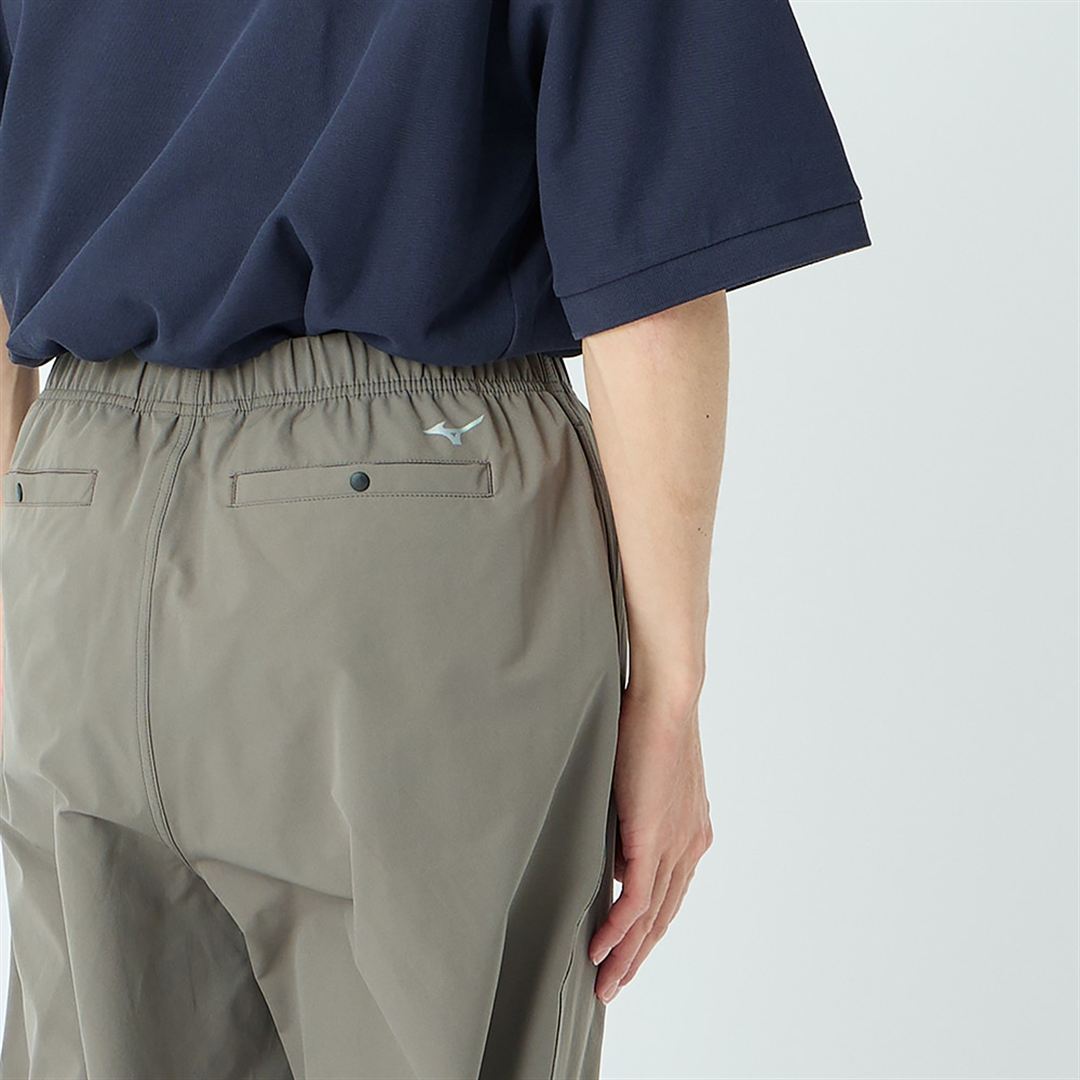 【JEANS FACTORY】ウォーターリパレントストレッチウーブンパンツ チャコール S