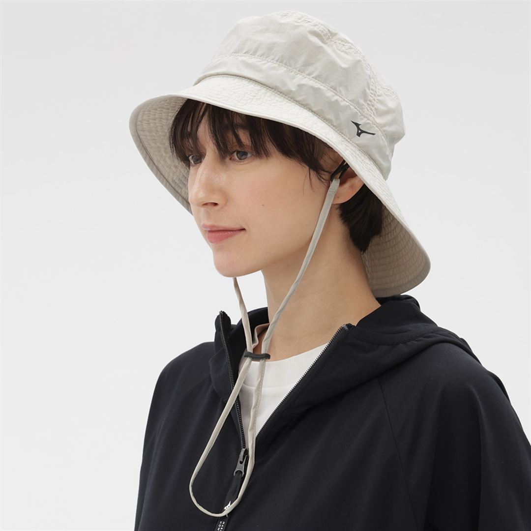 【MARGARET HOWELL】タスランナイロンリップハット LT.ストーン 56-59