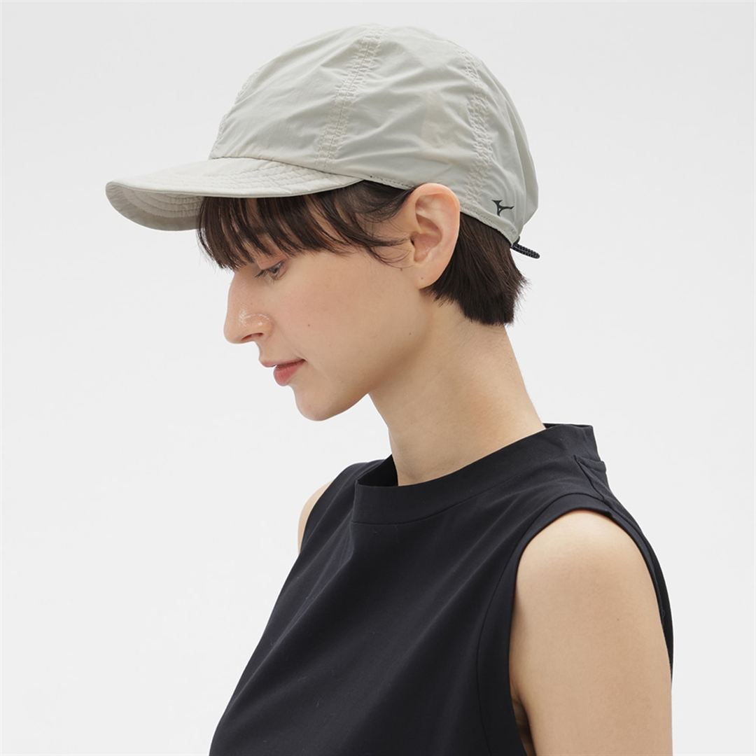 【MARGARET HOWELL】タスランナイロンリップキャップ LT.ストーン 56-59