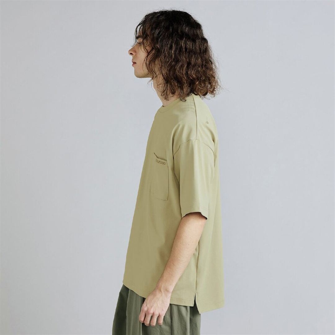 アンチスウェット ポケットTシャツ エルムベージュ XL