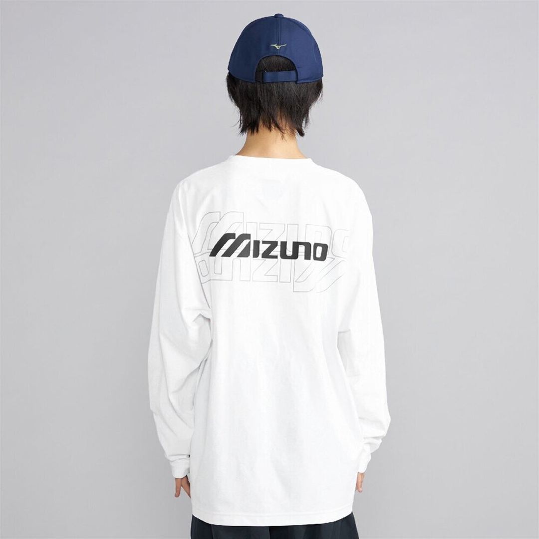 ワードマークバックロゴロングスリーブTシャツ ホワイト XL