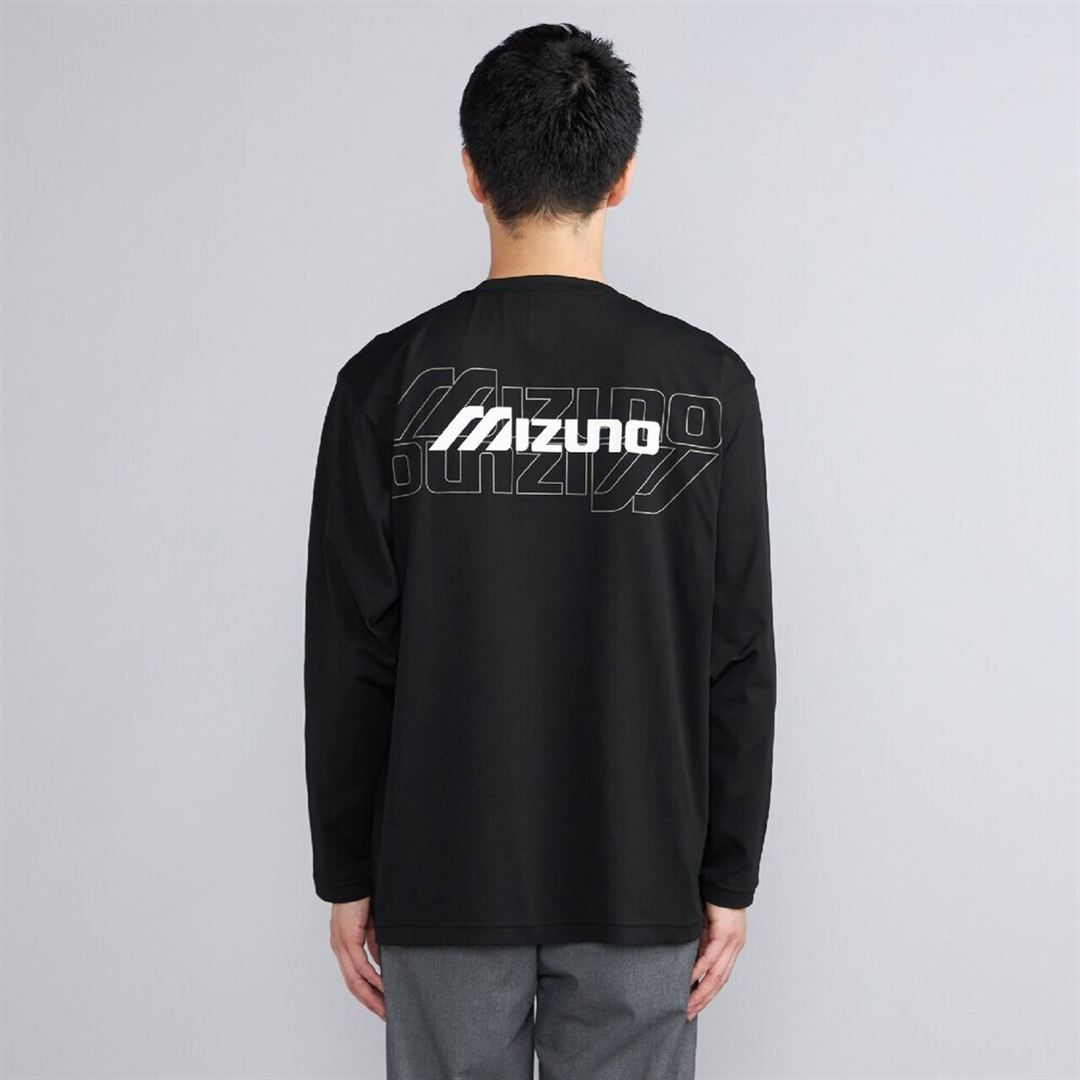 ワードマークバックロゴロングスリーブTシャツ ブラック XL