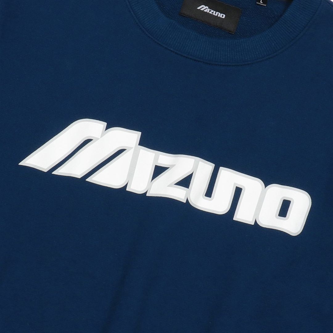 NEW VINTAGE GOLF MIZUNO logo スウェット ネイビー S