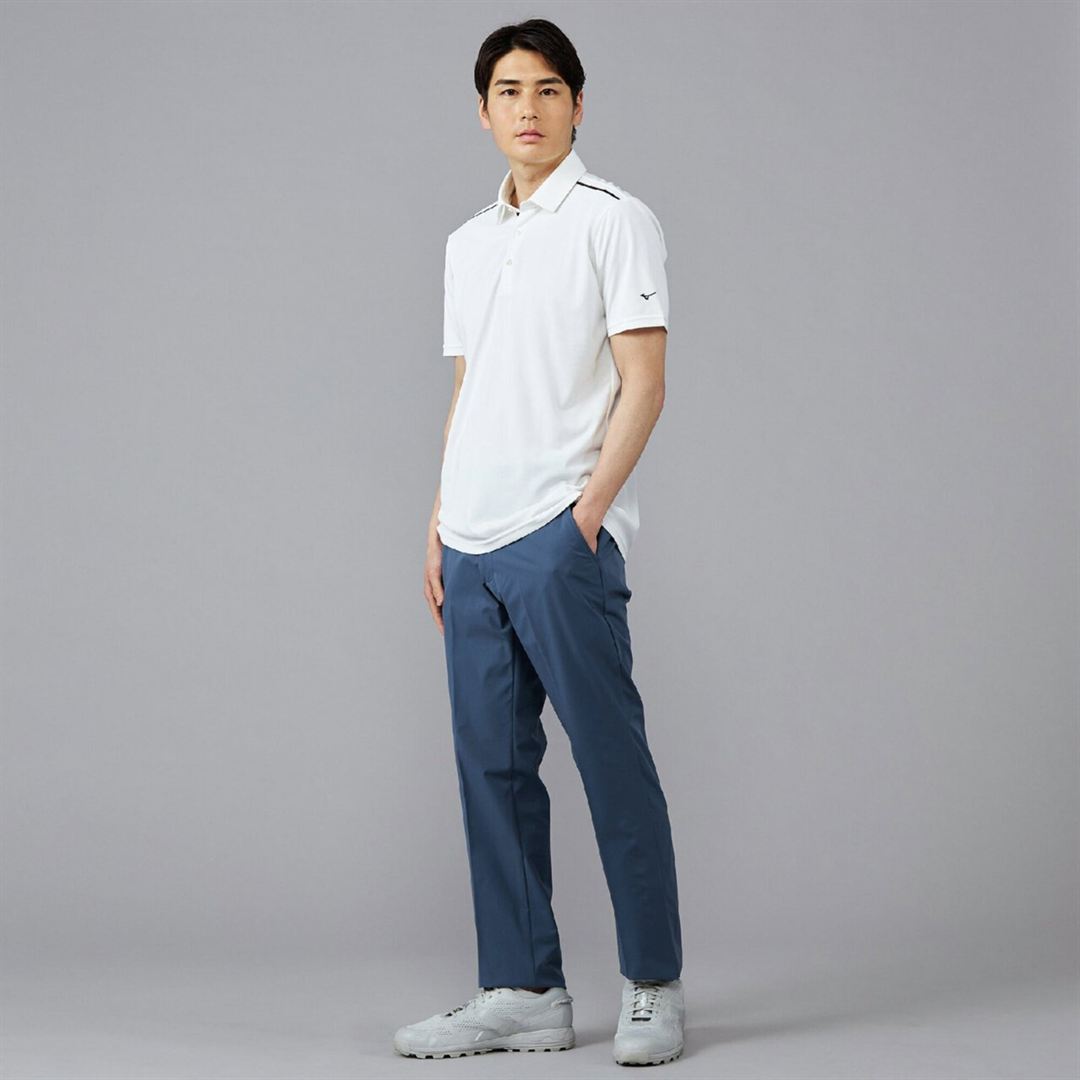 ストレッチロングパンツ インディゴブルー 76