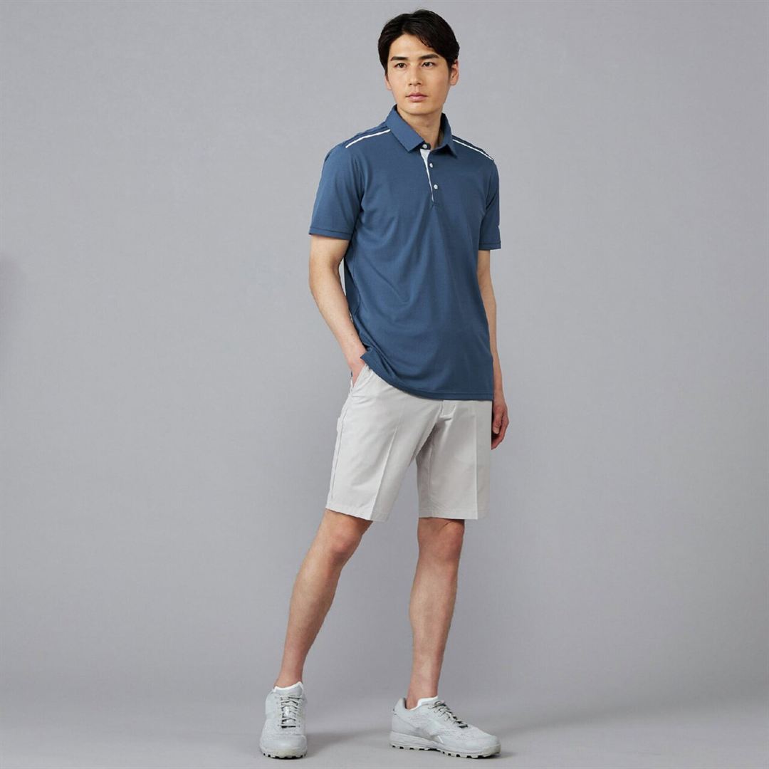 ストレッチハーフパンツ グレー M