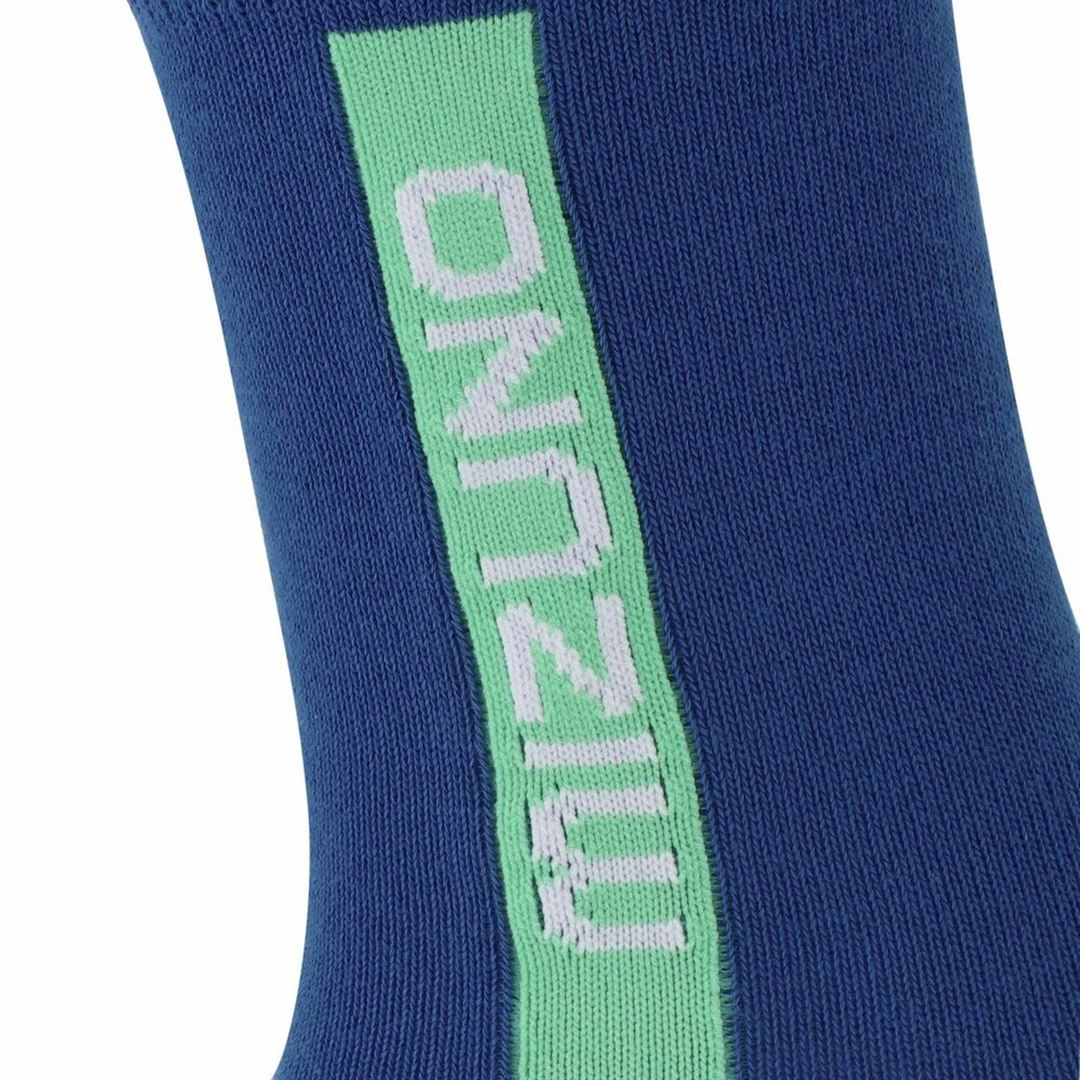 ドライベクター MIZUNOロゴソックス(ミドル丈) ロイヤルブルー 22-24