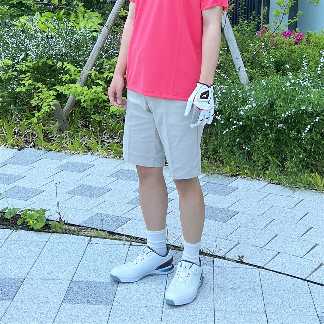 ストレッチチノムーブハーフパンツ ベージュ XL