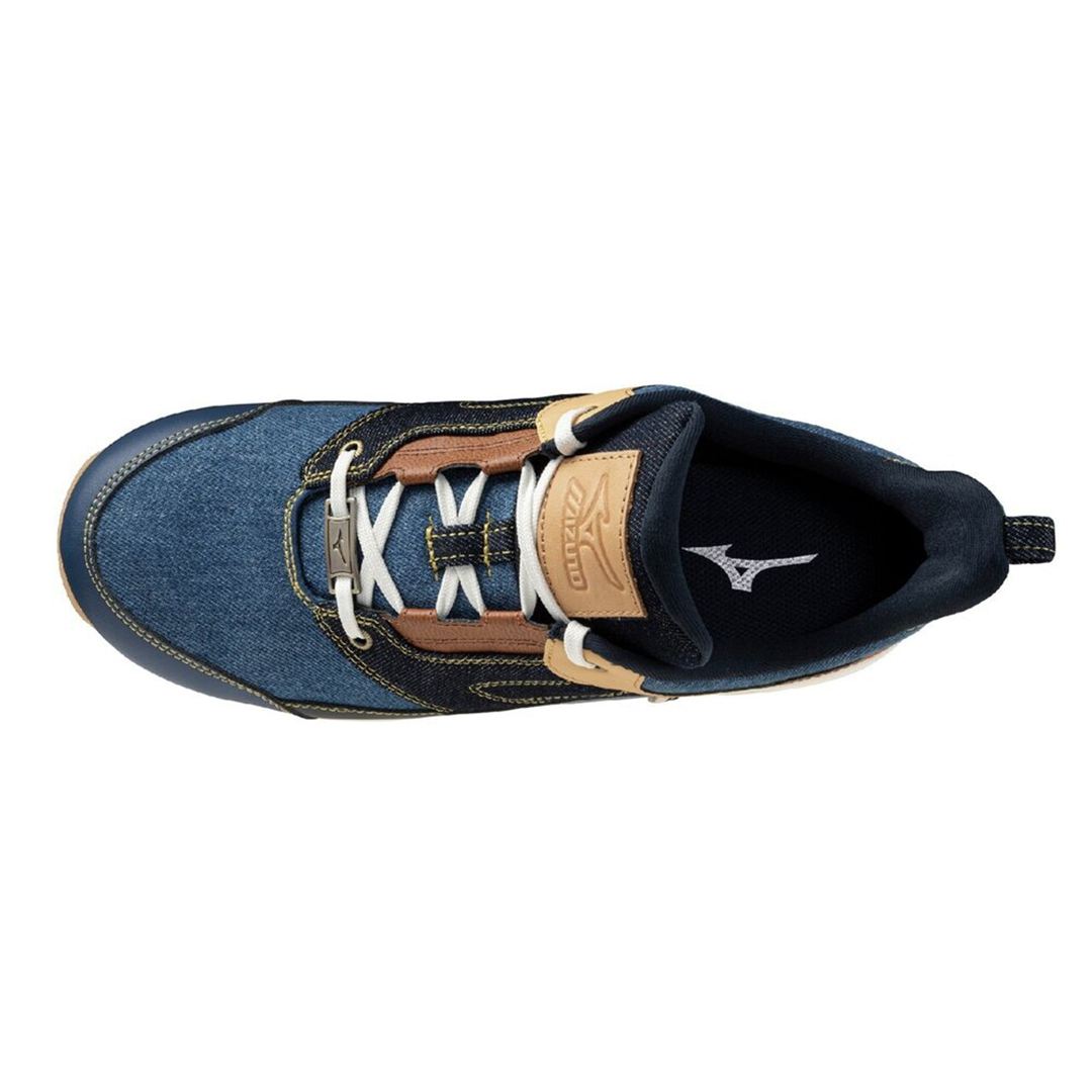 オールマイティLSII 11L DENIM(紐／ローカット) スモーキーブルー×インディゴブルー×ブラウン 25.0