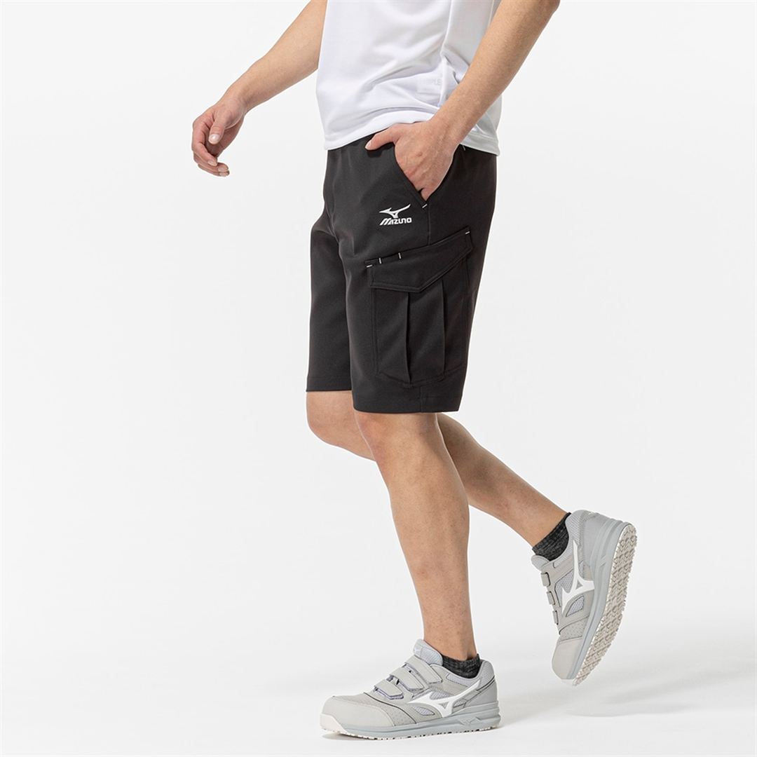 ストレッチMOVEハーフパンツ(制電) チャコールグレー XS
