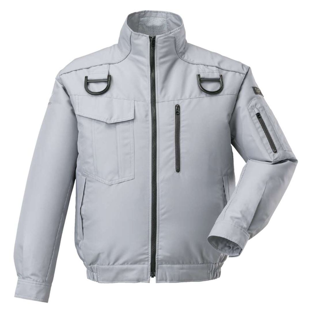 エアリージャケット TOUGH フルハーネス型安全帯対応モデル(ファン・バッテリー別売り) アロイグレー XL