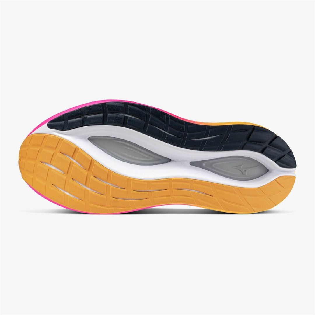 MIZUNO NEO VISTA2(スピードワーク／テンポ走) ホワイト×ピンク×オレンジ 23.0