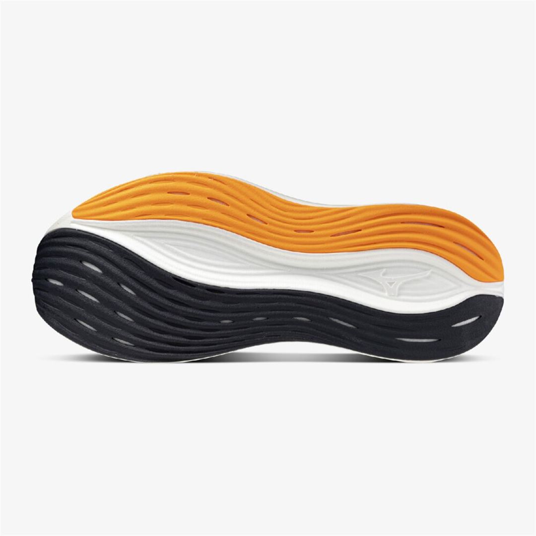 MIZUNO NEO ZEN(ランニング) ライトグレー×ホワイト×オレンジ 25.0