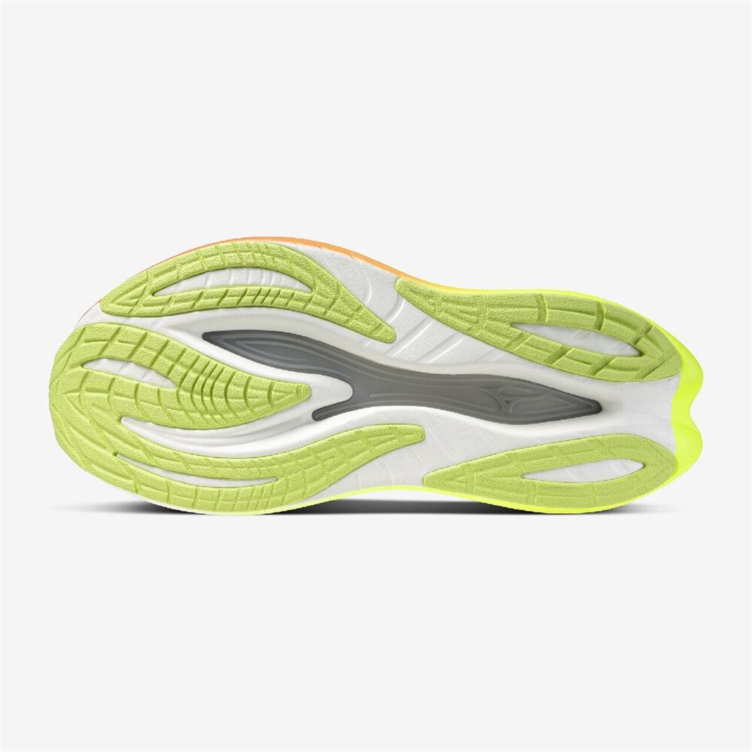 MIZUNO NEO VISTA3(スピードワーク／テンポ走) ホワイト×コーラルピンク×イエロー 25.5