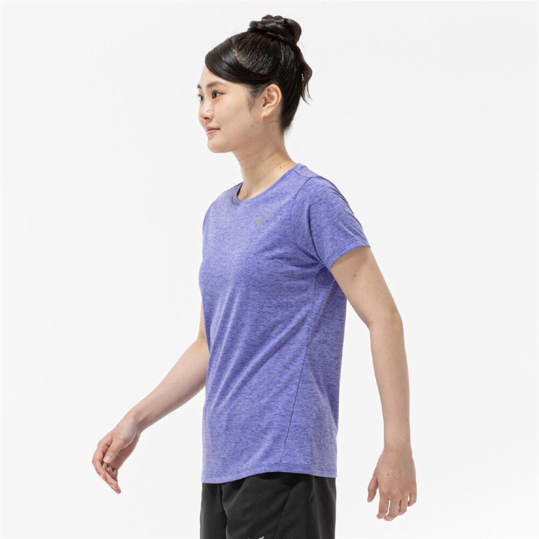 クイックドライTシャツ アイリスブルーム S