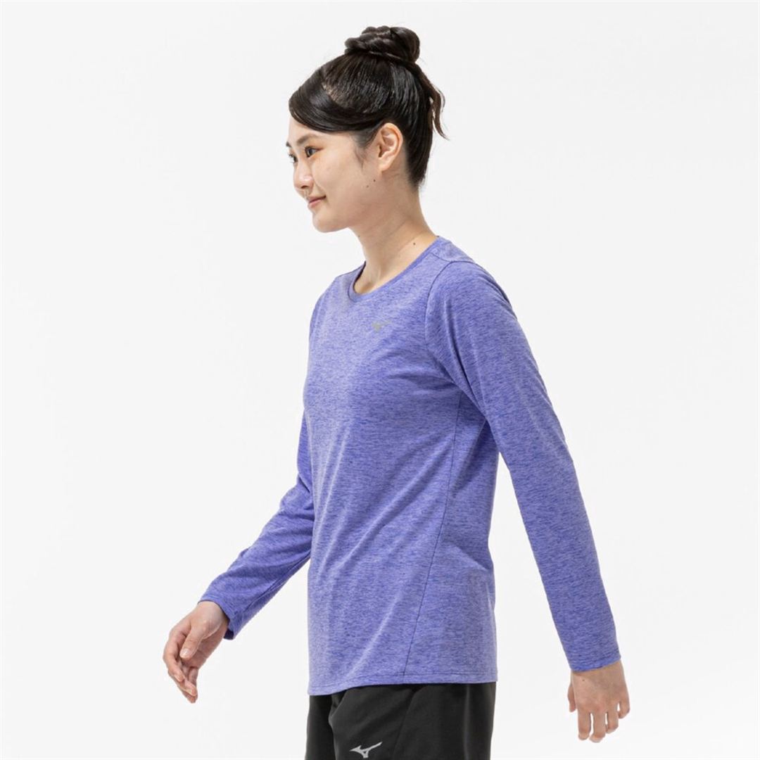 クイックドライTシャツ(長袖) アイリスブルーム XL