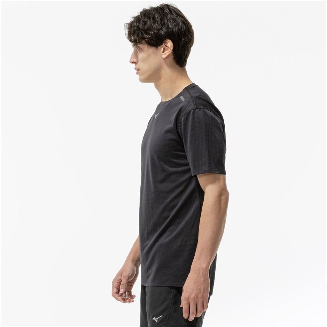 クイックドライ ジャカード Tシャツ ブラック S