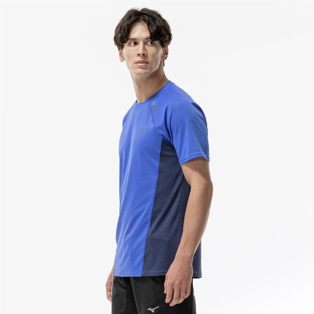【汗処理／通気】ドライエアロフローTシャツ ダズリングブルー XL