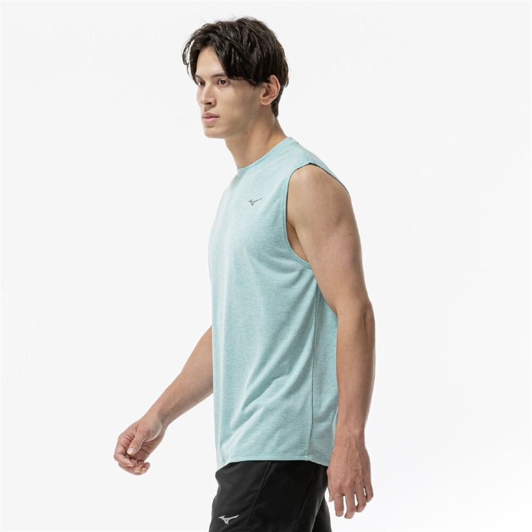 【ミズノ直営限定】クイックドライ スリーブレスTシャツ アクワイファー XL