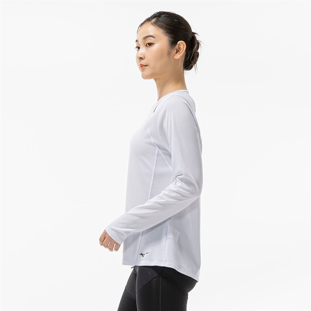 【汗処理／通気】ドライエアロフローTシャツ(長袖) クラウドスケープ S