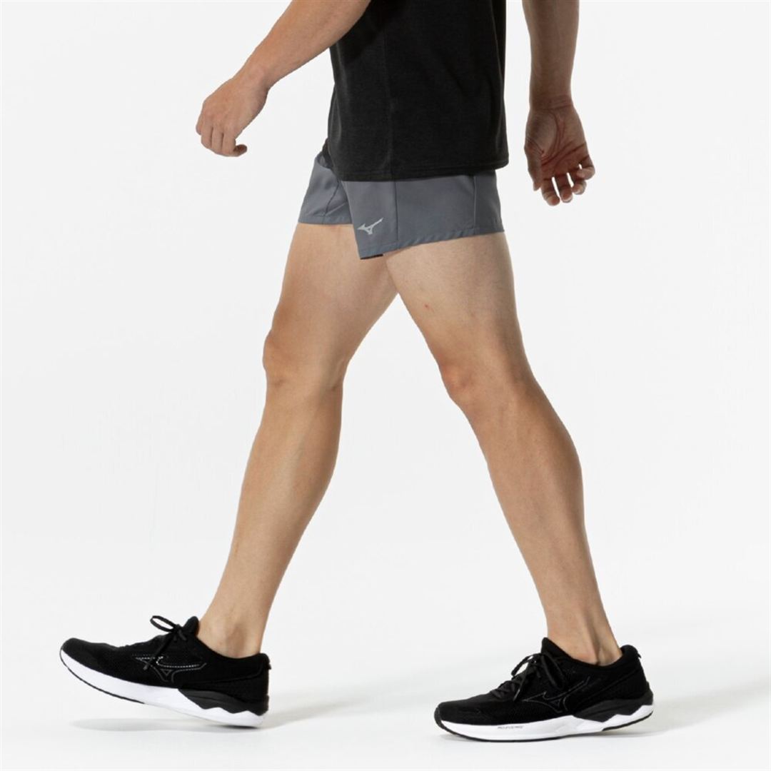 ランニング マルチポケットパンツ 6インチ グレー XL